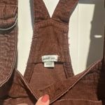 Aerie  Overalls Corduroy Brown Photo 4