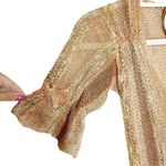 Vintage Granny Purl Knit Maxi Dress Small Photo 2