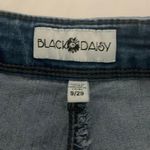 Black Daisy Kate Straight Leg Floral Embroidered Jean Size 9/29 Photo 5