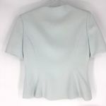 Vintage William Pearson Short Sleeve Jacket and Skirt Set Sky Blue Small Size 4 Photo 4