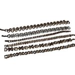 6 Tennis Bracelets Gold Photo 0