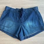 Altar'd State Altar’d state Jean Linen Shorts Photo 0