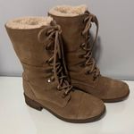 UGG  Tan Winter Rain Boots with Fuzzy Lining Photo 1