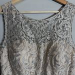 Jenny Yoo Harlow BHLDN Lace Knee Length Cocktail Dress Women's 8 Sandstone Tan Photo 7