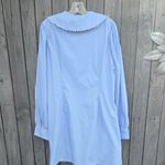 Moonsea Sky Blue Dress with Classic Collar Size L Photo 4