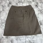 G.H. Bass & Co 100% Cotton Y2K Casual Cargo style green brown skirt size 2 Photo 2