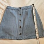 Forever 21  button down denim mini skirt Photo 0