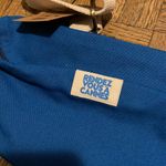 NWT Cannes France Blue Canvas Belt Bag Photo 1