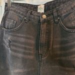 Princess Polly  black high Waist Erissa Knee Rip Straight size 8 Photo 5