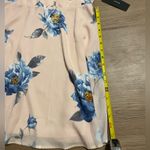 Lulus NWT Lulu’s Garden Walk Blush Pink Blue Floral Lace-up Sleeveless Skater Dress Photo 8