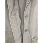 Eddie Bauer Y2K Jacket Womens 10 Blazer Safari Utility Field Khaki Cotton Grunge Photo 3