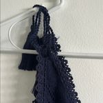 Aerie  Navy Lace Knit / Crochet Mini Dress Beach Cover-Up Photo 2