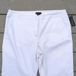 Metaphor NWT  Sateen White Ankle Pants | White Ankle Pants Photo 1