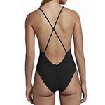Hurley NWT Ribbed Strappy One Piece Swim Suit Photo 4