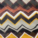 Missoni x Target Multicolor Chevron Earthy Sheer Long Sleeve V Neck Top Sz S Brown Photo 6