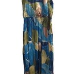 Nicole Miller Women's Sleeveless Halter Maxi Dress M Multicolor Formal Photo 11