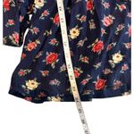 Susan Bristol Women's Navy Blue Floral Top Photo 6