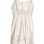 Maaji NWOT  Kamala White Quartz Eyelet Mini Beach Dress LARGE Photo 2