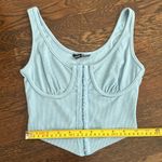 Blue Cropped tank top XS Photo 2