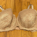 Thirdlove Tan Beige  24/7 Lace Balconette Bra Power Mesh Size‎ 40E Photo 0