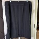 Kasper  Woman Black & White Pinstripe Skirt Size 18W NWT Photo 6