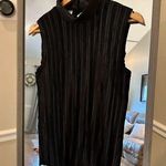 Nicola Mock Neck Sleeveless Black Shirt Size XL Photo 0