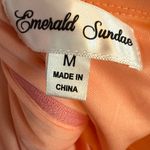 Emerald Sundae Juniors' Floral-Sequined Gown Coral/Peach Sz M NWT Photo 6