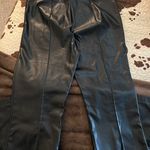 Princess Polly Black Faux Leather Pants Photo 2