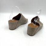 Gentle Souls by Kenneth Cole Gisele 65 Suede Mules Gray Leather Photo 8