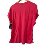 Champion NWT Coral Pink Moisture Wicking Ruched Pullover Womens T-Shirt Size 2XL Photo 1