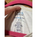 Croft & Barrow The Classic Tee White With Cardinals Woman’s Size Medium 100% Cot Photo 4