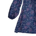Hinge Nordstrom  Boho Floral Mini Dress Cottagecore Peasant‎ Style XS Photo 3