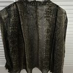 ZARA  long sleeve sheer top which is meant to wear over a tank top Photo 1