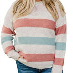 ADORA STRIPED KNIT SWEATER Photo 0