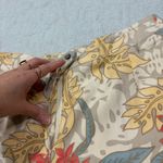 August Silk  100% Silk Leaf Pattern Pants Sz M Boho Peasant Contemprorary Retro Photo 2