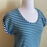 Matilda Jane  Blue Stripe Walkabout Sidetail Dress Photo 5