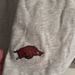 Champion  Womens Arkansas Razorbacks L Gray Long-Sleeve Shirt Puff Sleeves Photo 2