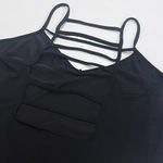 NUX Soulcycle M Ladder Tank Top Strappy Sleeveless Stretch Workout Top Gym Cami Black Size M Photo 6