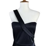 Lulus Women's Dress Sz M New Little Black Mini One Shoulder Night‎ Out Cocktail Size M Photo 5