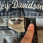 Harley Davidson Distressed Crop Jean Size 6 Photo 3