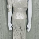 Retrofête Rare retrofete Thambi Jumpsuit / romper one shoulder silver retro outfit xs Photo 5