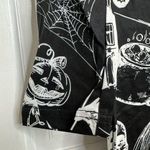 SheIn Maternity Halloween Pumpkin Skull Print Bodycon Dress Black/White - Medium Photo 5