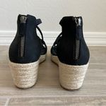 Eileen Fisher NEW Wanda Wedge Espadrille Sandal Black Women's Sz 9.5 MSRP $195 Photo 6