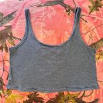 Brandy Melville   navy blue striped tank crop top Photo 6