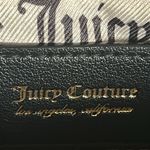 Juicy Couture  Chic Everyday Black Logo Embossed Handbag Crossbody Purse Photo 8
