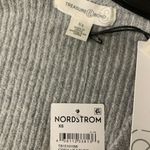 Treasure & Bond  Gray Wool Blend V-neck Rib Stitch Pullover Sweater Photo 3