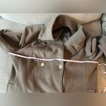 Calvin Klein Taupe Wool Blend Belted Coat Women’s XL/XXL (Size Tag Removed) Photo 9
