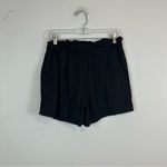 Banana Republic  | Black Linen Blend Drawstring Waist Shorts Size XS Photo 3