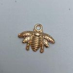 Gold Mini Bumble Bee Charm NWOT Photo 0