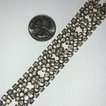 Vintage Silver Tone Classic CZ Rhinestones Formal Bracelet Photo 7